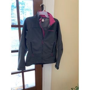 Patagonia Women’s Jacket, S, Grey with Pink Details